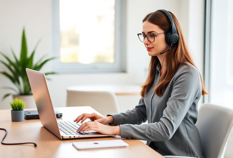 eCommerce virtual assistant working remotely